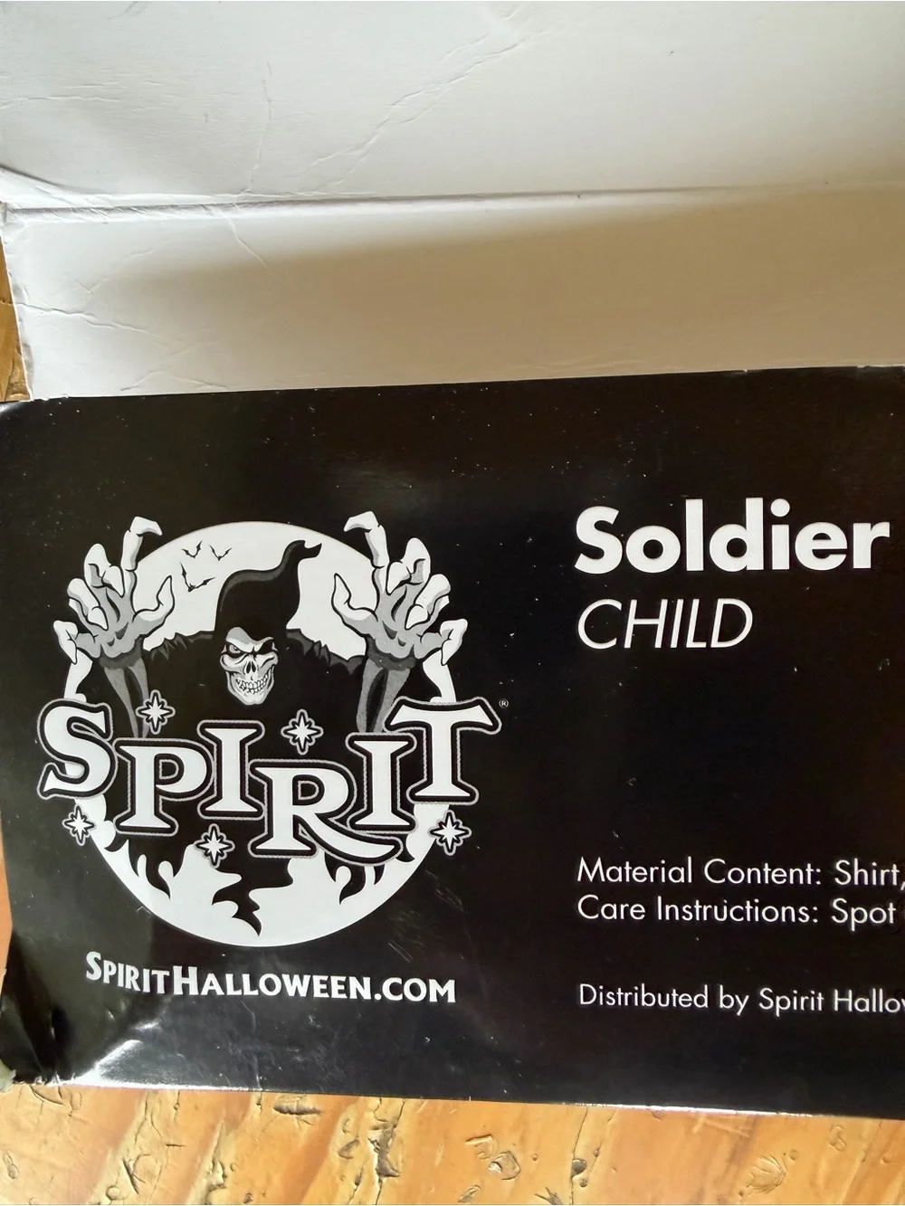 Spirit Kids' Soldier Costume - Camo Green small 4-6